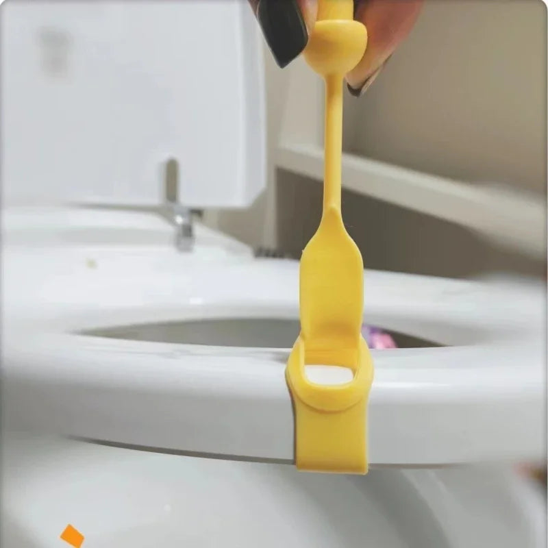4PCS Toilet Flipper Silicone Lift Toilet Lid Toilet Seat Pull Ring Sanitary and anti Dirt Hand Toilet Accessories
