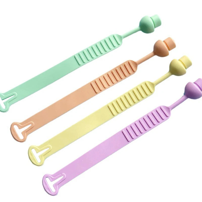 4PCS Toilet Flipper Silicone Lift Toilet Lid Toilet Seat Pull Ring Sanitary and anti Dirt Hand Toilet Accessories
