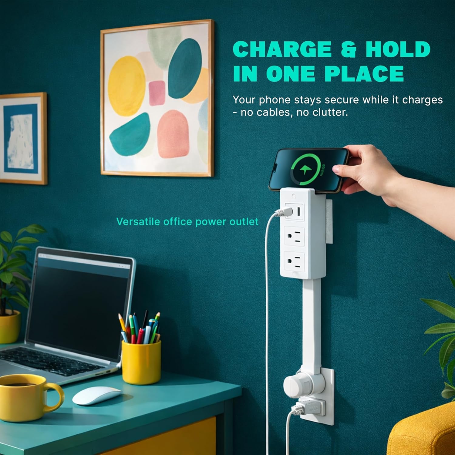 Electrical Outlet Extender Stick – Safe Wall Outlet Extender and Electric Outlet Extender, Extendable Outlet Extension Solution for Easy Installation and Home Renovation