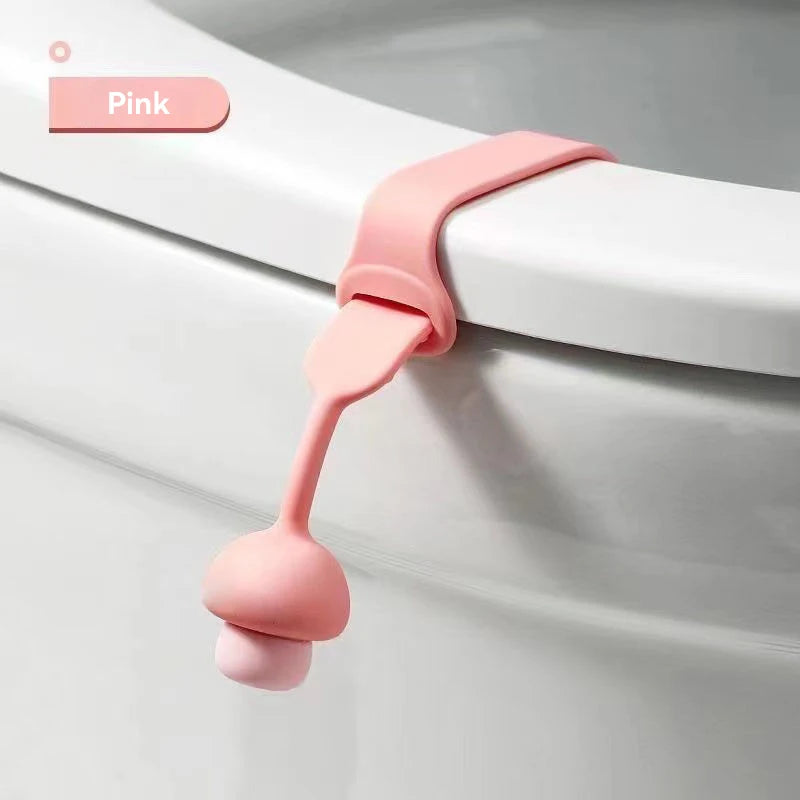 4PCS Toilet Flipper Silicone Lift Toilet Lid Toilet Seat Pull Ring Sanitary and anti Dirt Hand Toilet Accessories