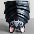 Cute Upside down Bat Mug Handmade Novelty Animal Mug 3D Inverted Bat Coffee Tea Mug with Stable Weighted Base