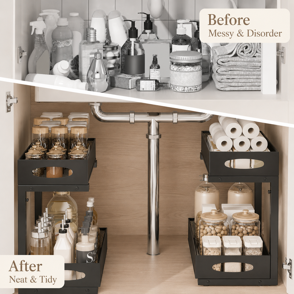 SlideAway™ Under Sink Storage System (2-Pack)