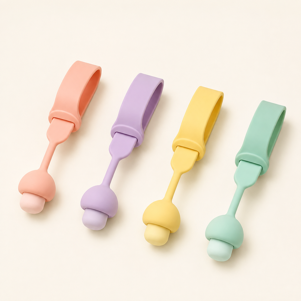 No-Touch Silicone Toilet Lid Lifter Handle (4-Pack) | Hygienic Toilet Seat Lift Tabs